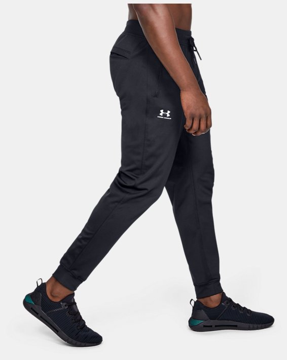 Men's UA Sportstyle Joggers in Black image number 3
